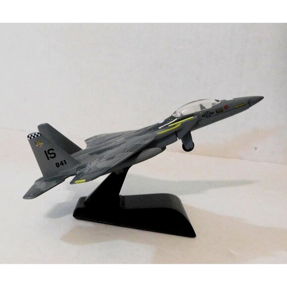 F-15 Eagle Die-Cast Model Plane Metal Plastic Motormax 603101 Boxed - Picture 1 of 15